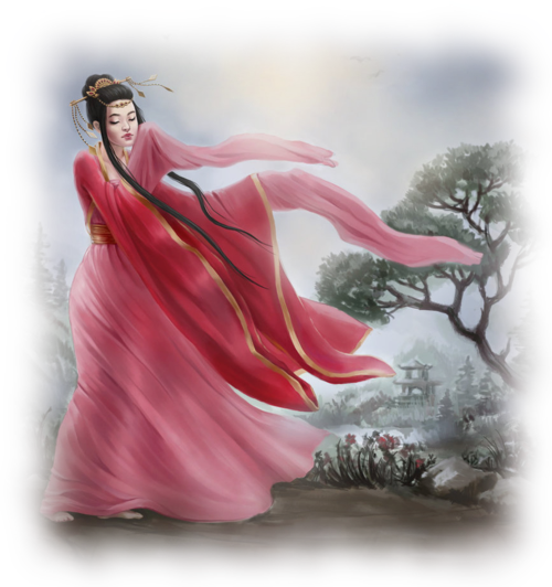 tube png asiatique femme 