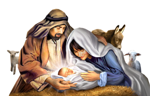 tube png nativité crèche