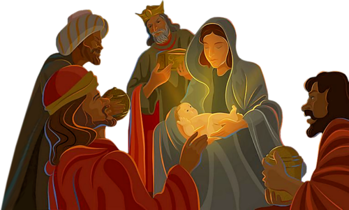 tube png nativité crèche