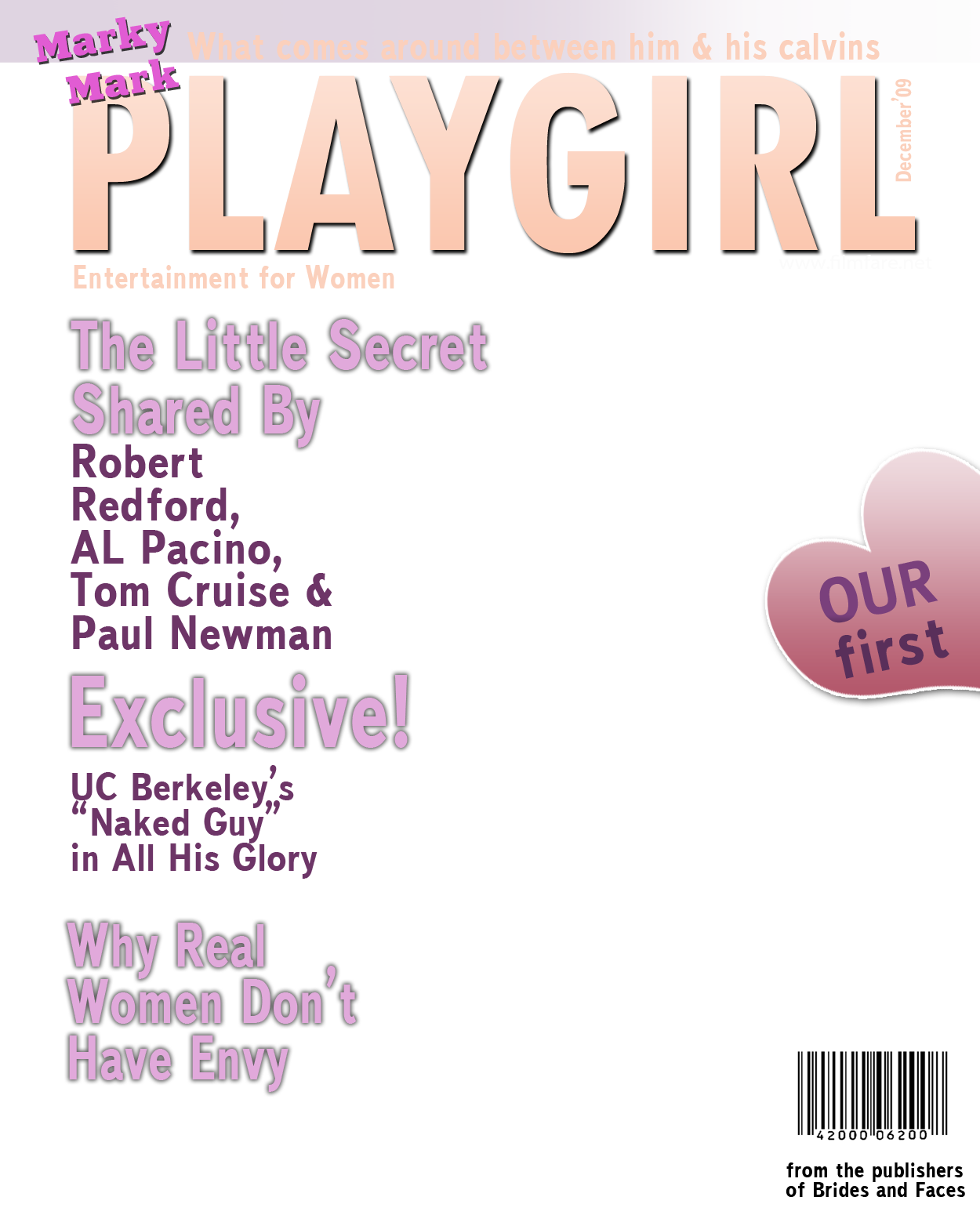 Playboy Magazine Cover Template Png